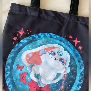 Astrology Cancer Bunny Tote Bag